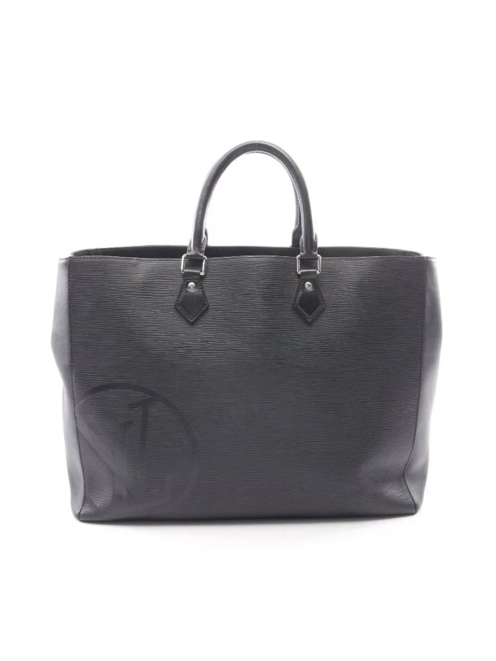 Louis Vuitton Tote Grand Sac LV Circle Noir Leather